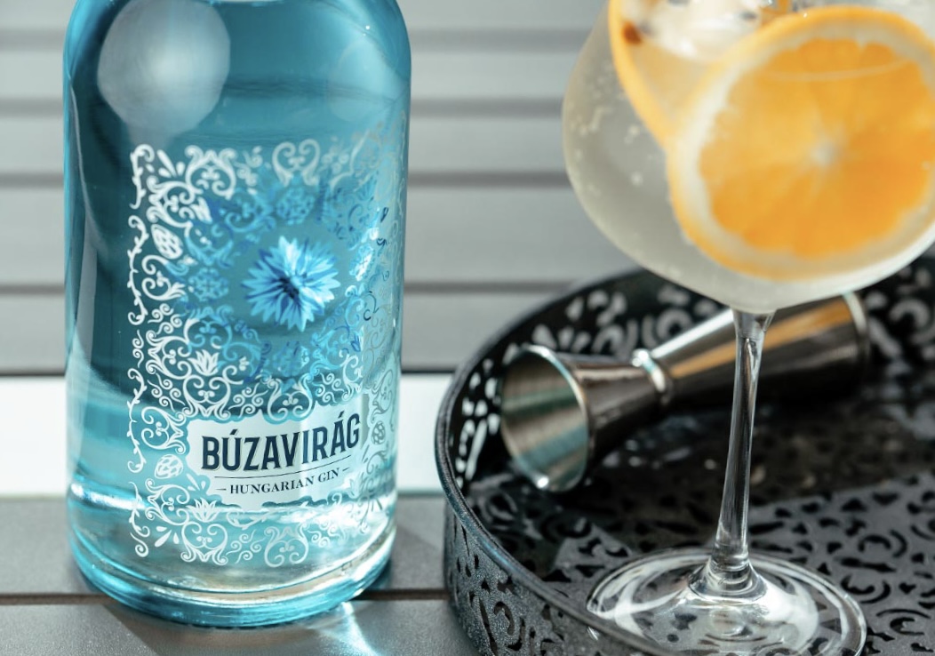 Búzavirág gin tonik